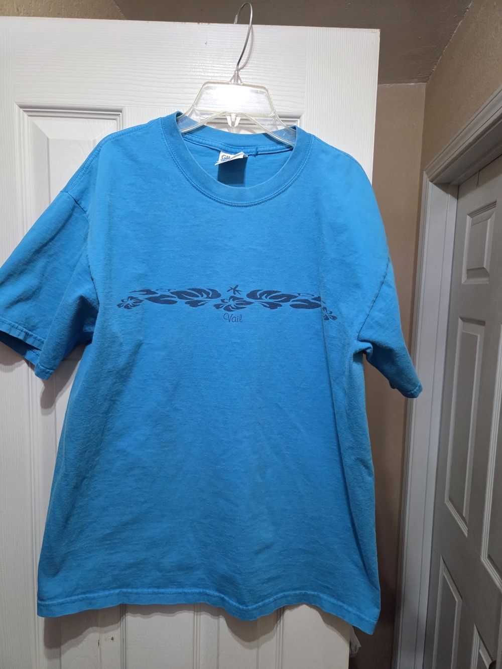 Gildan Women's Short-Sleeve Vail, CO Crewneck T-Shirt - Bright Teal